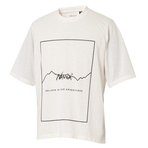 NANGA DRY MIX FRAME LOGO TEE